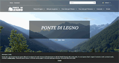 Desktop Screenshot of pontedilegno.it