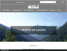 Tablet Screenshot of pontedilegno.it